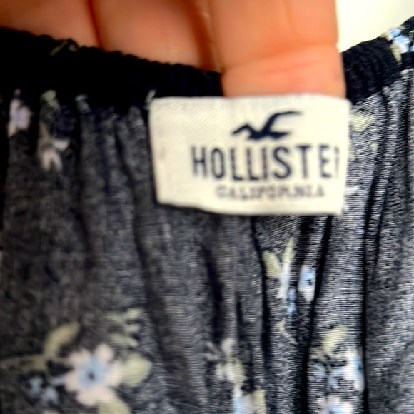 Hollister Puff Sleeve Mini Wrap Dress - Picture 2 of 4